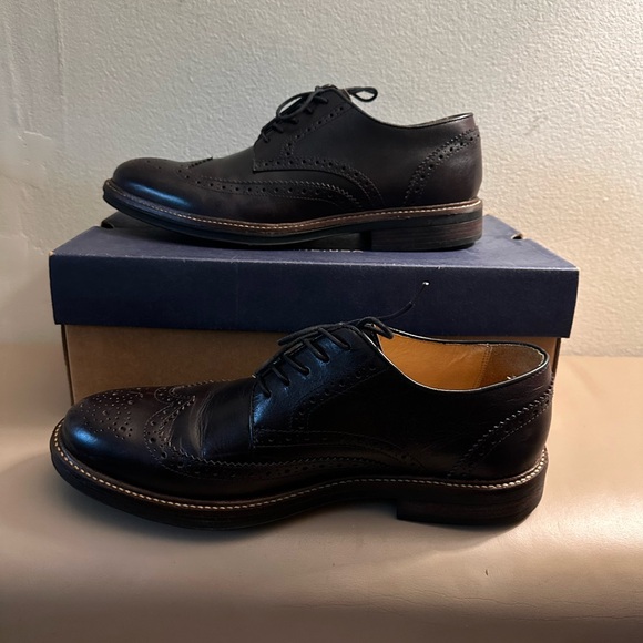 G.H. BASS Jordan Leather Wingtip Oxfords Burgandy 10.5. 1059-2614-641 - Picture 3 of 7